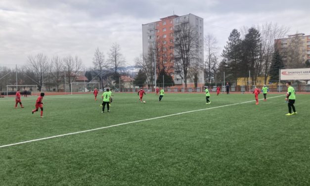 Žiaci v prípravnom zápase proti MFK Detva